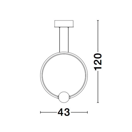 Lampa wisząca FRIA LE41394 Luces Exclusivas - zdjęcie dodatkowe 8