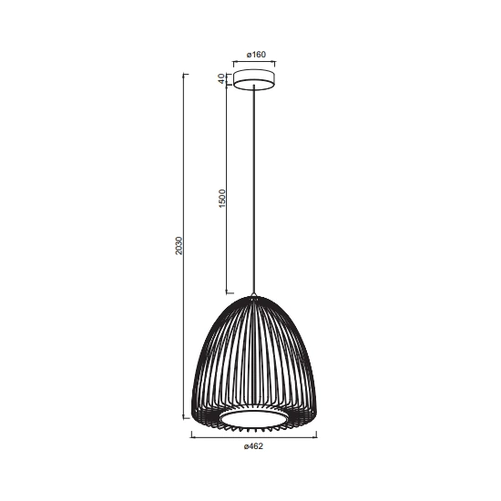 Lampa wisząca Mantra Smart 9016MA - zdjęcie dodatkowe 1