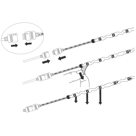 FLEXIBLE STRIPE taśma świetlna /Pasek LED 98574 EGLO
