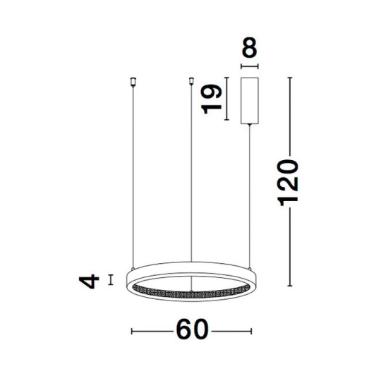 Lampa wisząca MORON LE41723 Luces Exclusivas - zdjęcie dodatkowe 4