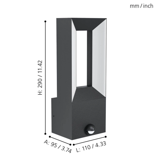 RIFORANO lampa ścienna 98726 EGLO