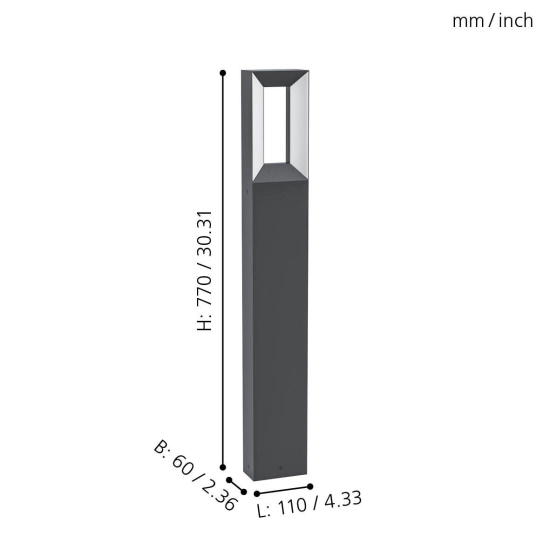 RIFORANO Lampa podłogowa 98728 EGLO
