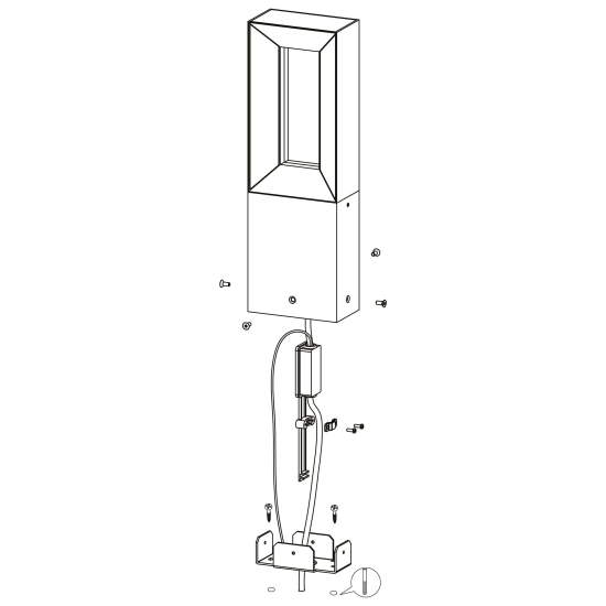 RIFORANO Lampa podłogowa 98728 EGLO
