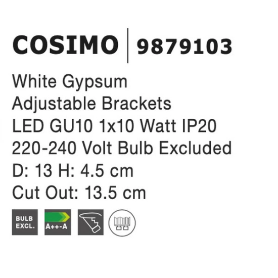 Oprawa podtynkowa GALLEGOS LE61542 Luces Exclusivas - zdjęcie dodatkowe 2