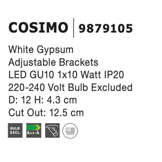 Oprawa podtynkowa GALLEGOS LE61543 Luces Exclusivas - zdjęcie dodatkowe 2