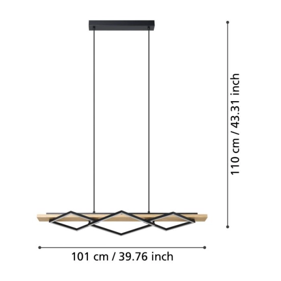 BOYAL Lampa wisząca 901927 EGLO