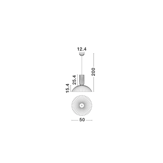 Lampa wisząca GIRONTO LE45305 LUCES EXCLUSIVAS - zdjęcie dodatkowe 2