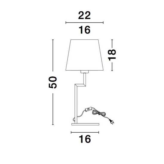 Lampa stołowa BIRUACA LE42265