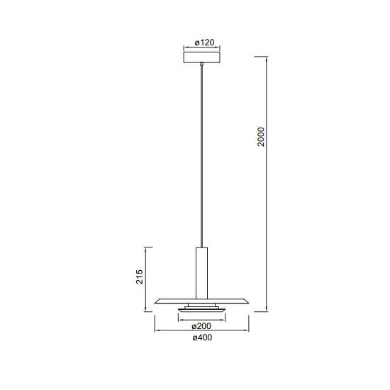 Lampa wisząca Mantra Tina 9001MA - zdjęcie dodatkowe 1