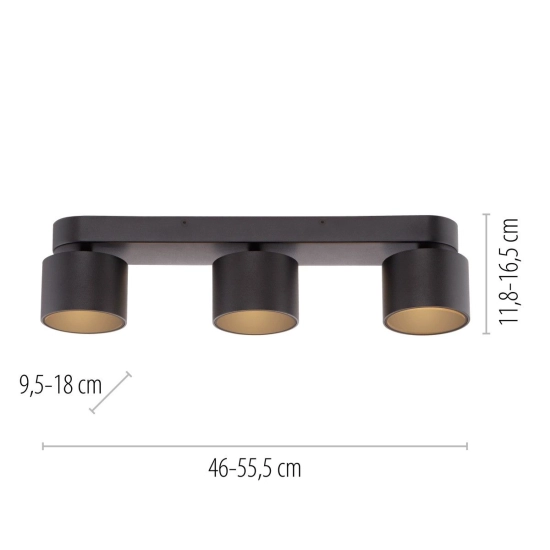 Lampa sufitowa Pure Cup Czarna 6227-18 Paul Neuhaus - zdjęcie dodatkowe 6