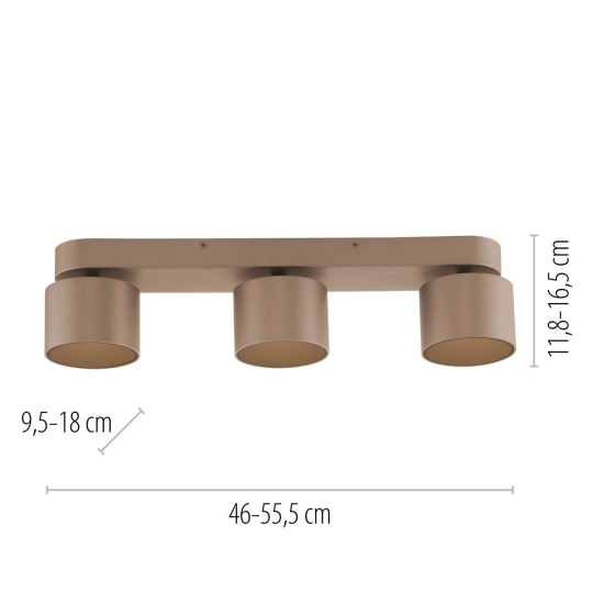 Lampa sufitowa Pure Cup Brązowa 6227-97 Paul Neuhaus - zdjęcie dodatkowe 6