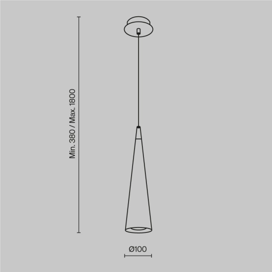 Lampa wisząca Nevill P318PL-01B Maytoni - zdjęcie dodatkowe 3