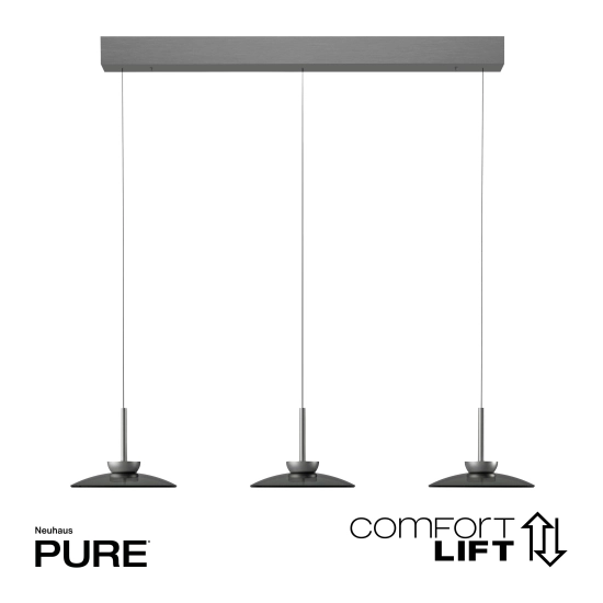 Lampa wisząca Pure Moon Platynowa 2193-15 Paul Neuhaus - zdjęcie produktu
