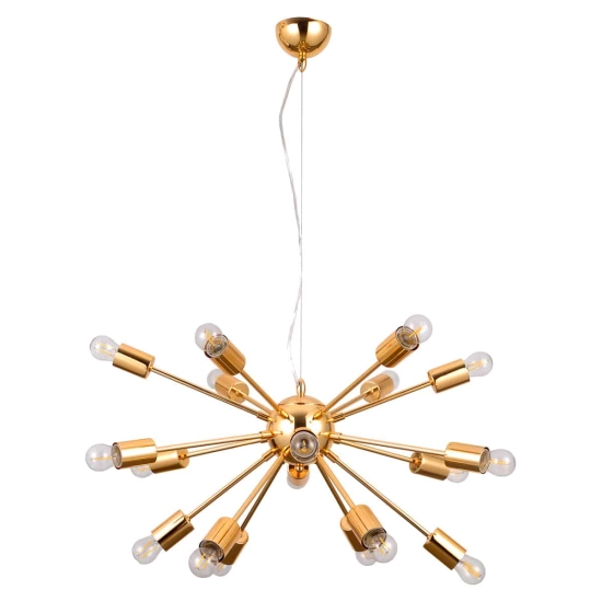 Lampa wisząca 18pł THEO AD20000-18 gold Italux - zdjęcie 3