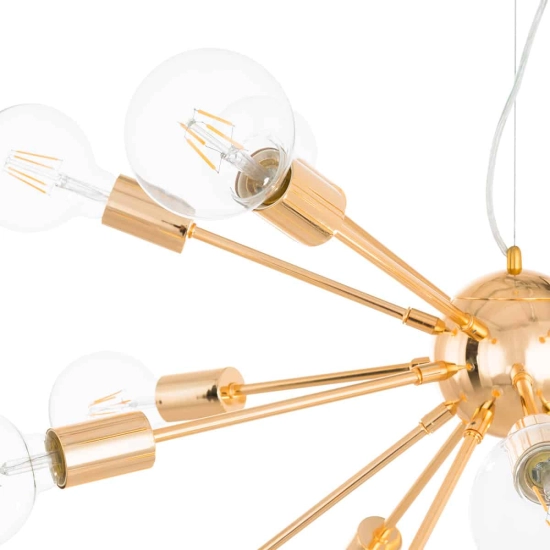 Lampa wisząca 18pł THEO AD20000-18 gold Italux - zdjęcie 4