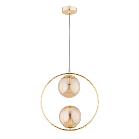 Lampa wisząca ADINO ZŁOTA 2xE14 62435 ALFA