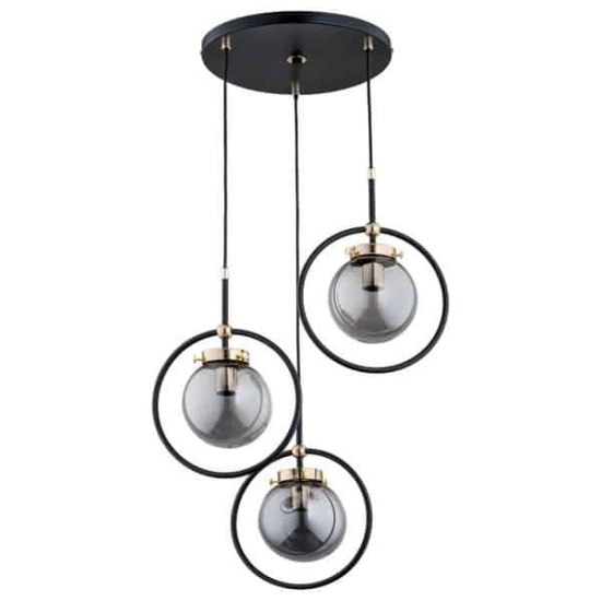 kinkiecik.pl Nowoczesna lampa AKIRA PLAFON 3 PŁ 62175 ALFA