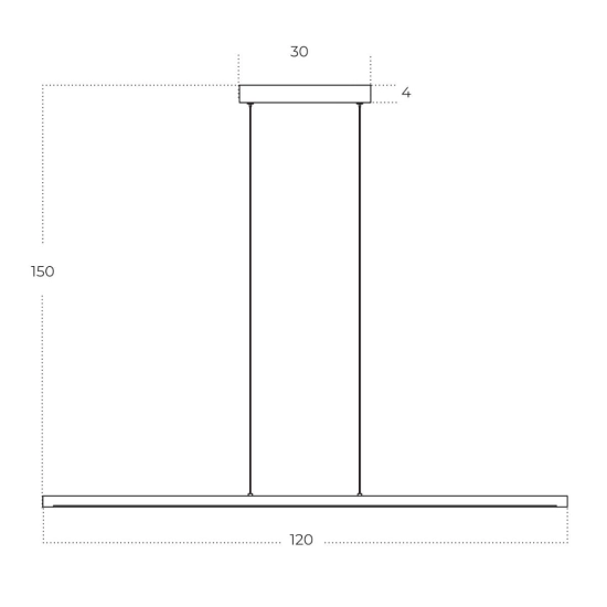 Lampa wisząca ALAMO AZ5766 LED 21W 3000K czarny AZZARDO