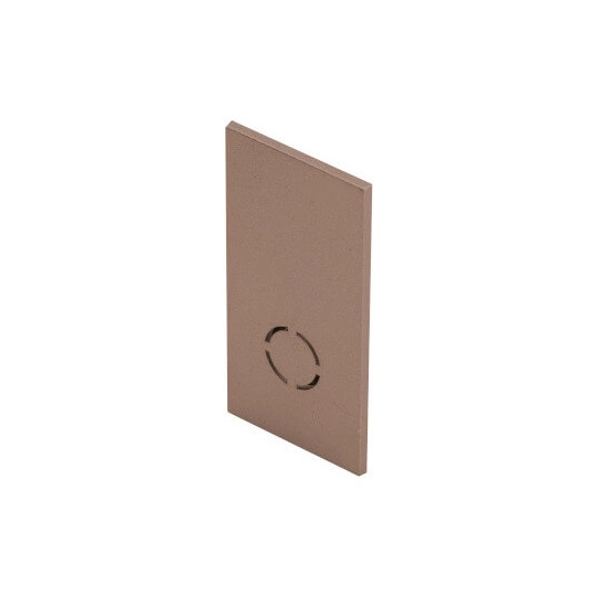 Zaślepka końcowa do szyn magnetycznych ALFA MAGNETIC52 END CAP ANODISED CHOCOLATE AZ6369 AZZARDO