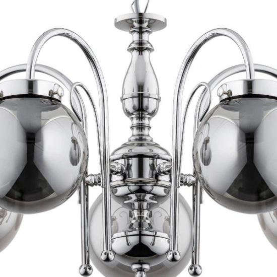 Lampa wisząca HERO CHROM 5xE14 28285 ALFA