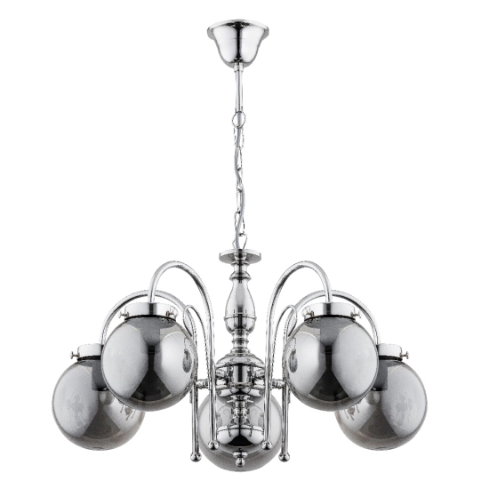 Lampa wisząca HERO CHROM 5xE14 28285 ALFA