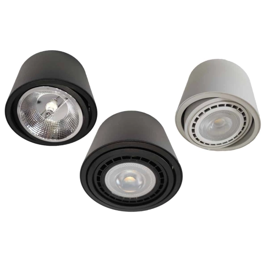 Plafon Natynkowy Plaza White 1xGU10 AR111