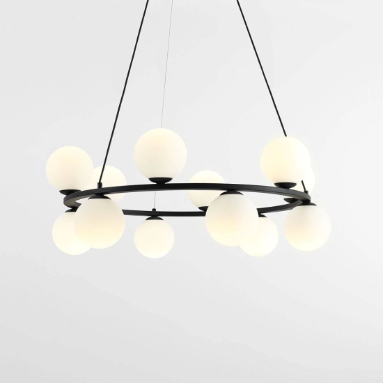 LAMPA WISZĄCA KRONE 12 CZARNY 1085R1 ALDEX - zdjęcie dodatkowe 3