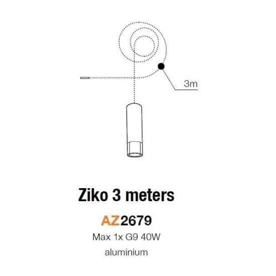 Moduł wiszący ZIKO 3 AZ2679 AZZARDO