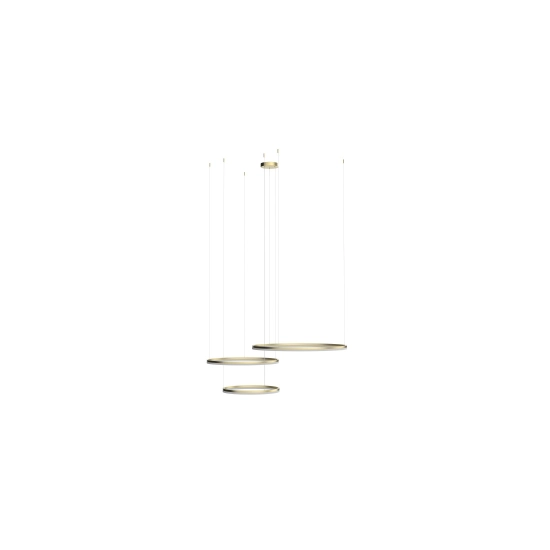 HALO PENDANT 120+100+80 CCT GD + REMOTE CONTROL AZ5350 AZZARDO
