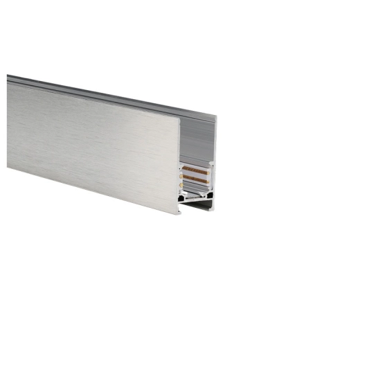 ALFA TRACK MAGNETIC52 3m + 2x END CAP ANODISED SILVER AZ6362 AZZARDO