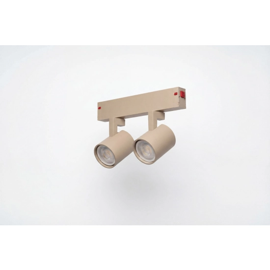 BETA GARY 2 230V TRACK MAGNETIC GU10 BEIGE - zdjęcie produktu