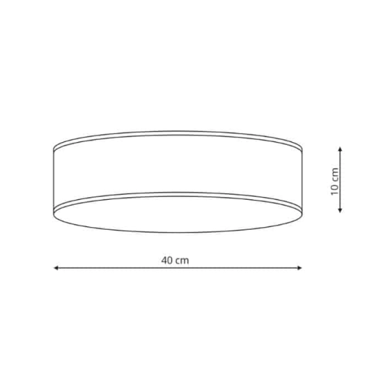 Alto plafon czarny LP-81008/3C BK 40 cm 3xE14 Light Prestige