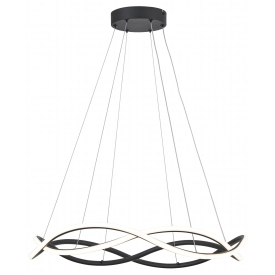 Amira - lampa wisząca LED czarny mat 343601-30 REALITY