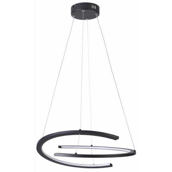 Ancor - lampa wisząca LED czarny mat. 1x30W 341701-30 REALITY
