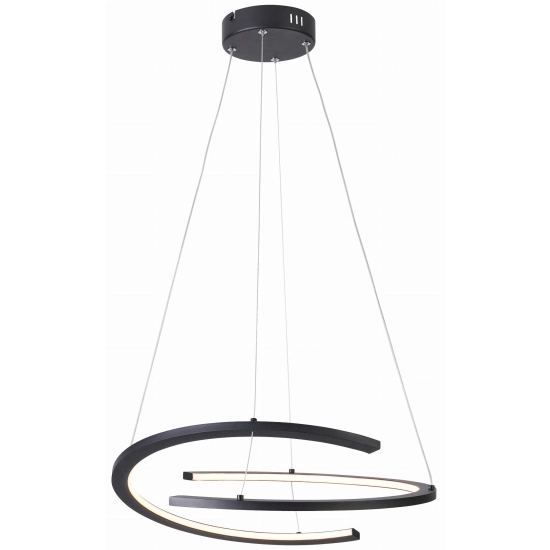Ancor - lampa wisząca LED czarny mat. 1x30W 341701-30 REALITY