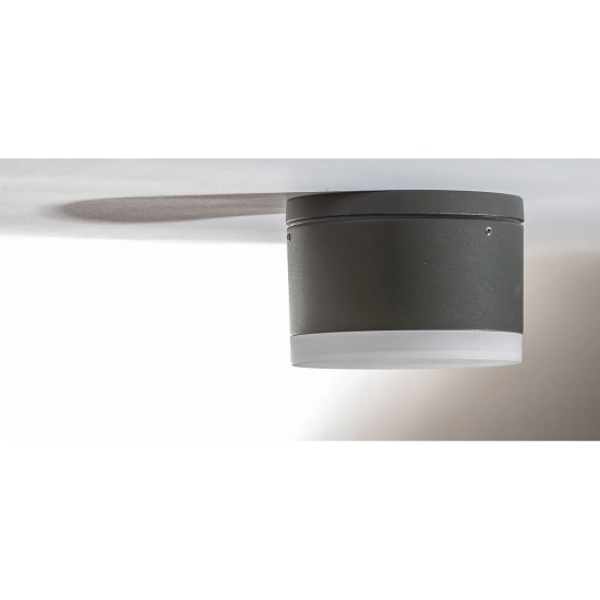 Apulia R (dark grey) LED 10W 800lm 3000K IP54 METAL ACRYL AZ4335 AZZARDO