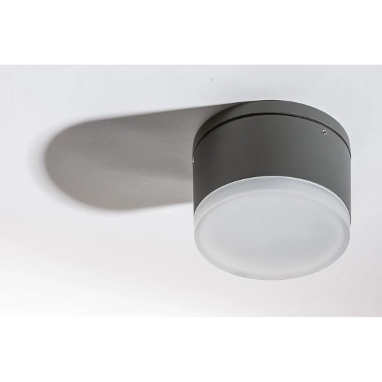 Apulia R (dark grey) LED 10W 800lm 3000K IP54 METAL ACRYL AZ4335 AZZARDO