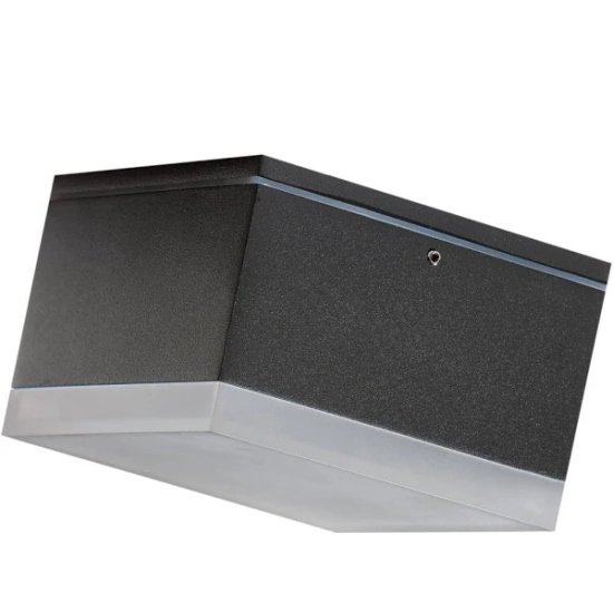 Apulia S (dark grey) LED 10W 800lm 3000K IP54 METAL ACRYL AZ4338 AZZARDO