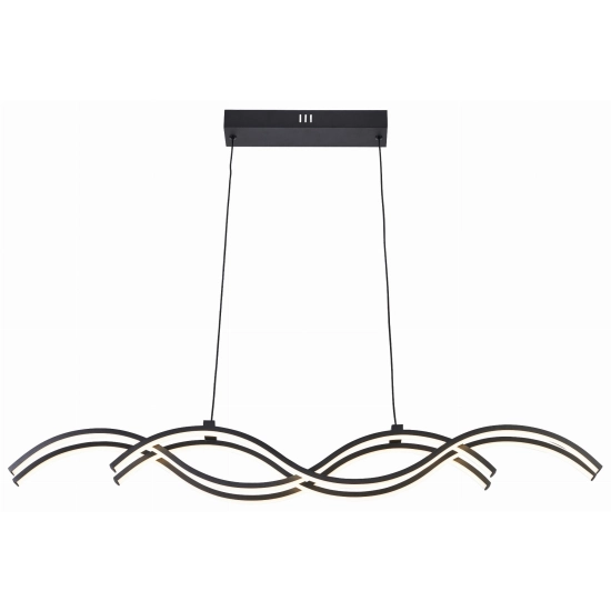 Aruba - lampa wisząca LED czarny mat 341801-30 REALITY