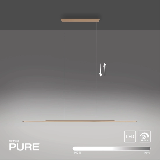 Lampa wisząca Pure Surface Brązowy 2301-97 Paul Neuhaus - zdjęcie dodatkowe 8
