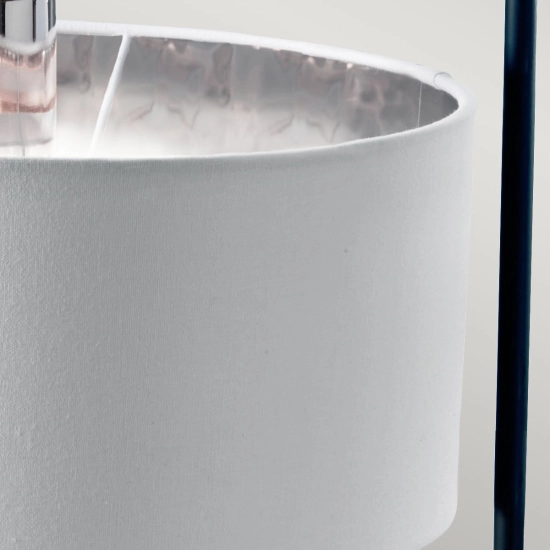Lampa stołowa Balance – 1 źródło światła – Czarna / Polerowany nikiel BALANCE-TL-BKPN Elstead Lighting
