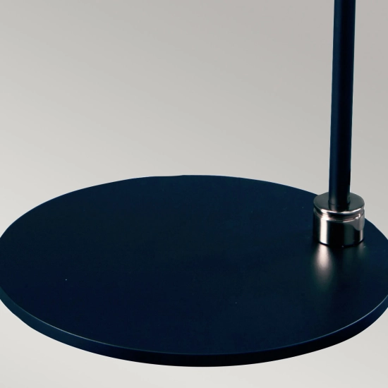Lampa stołowa Balance – 1 źródło światła – Czarna / Polerowany nikiel BALANCE-TL-BKPN Elstead Lighting