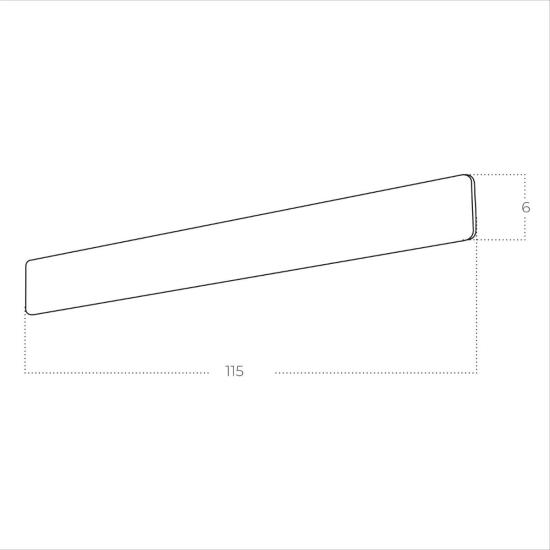 Kinkiet BASENTO 115 CCT SWITCH AZ5892 LED 40W 3000-4000K biały AZZARDO