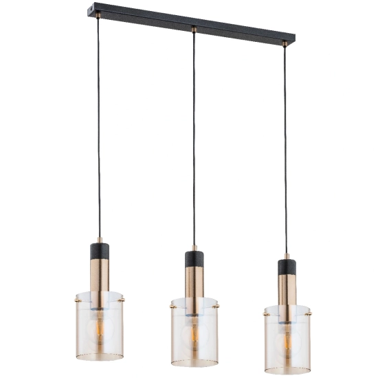 Lampa wisząca BELLA ZŁOTA 3xE27 62168 ALFA