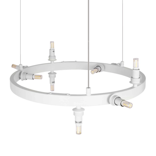 Baza BUBBLES LAMPBODY ROUND 10 AZ5870 biały AZZARDO