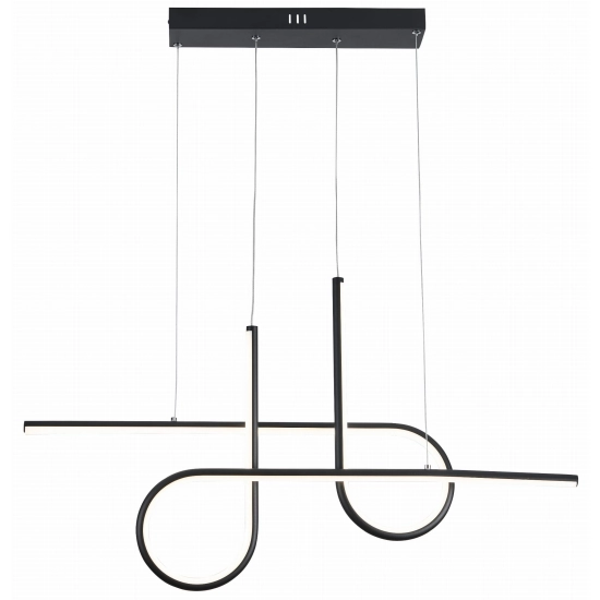 Barrel - lampa wisząca LED czarny mat 343201-30 REALITY