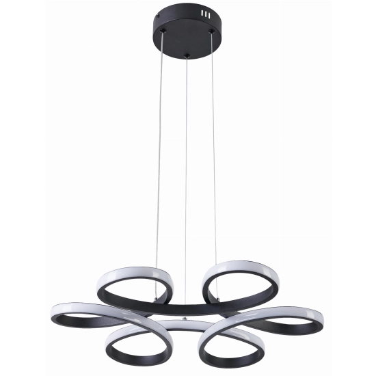 Burton - lampa wisząca LED czarny mat 1x40W 341901-30 REALITY