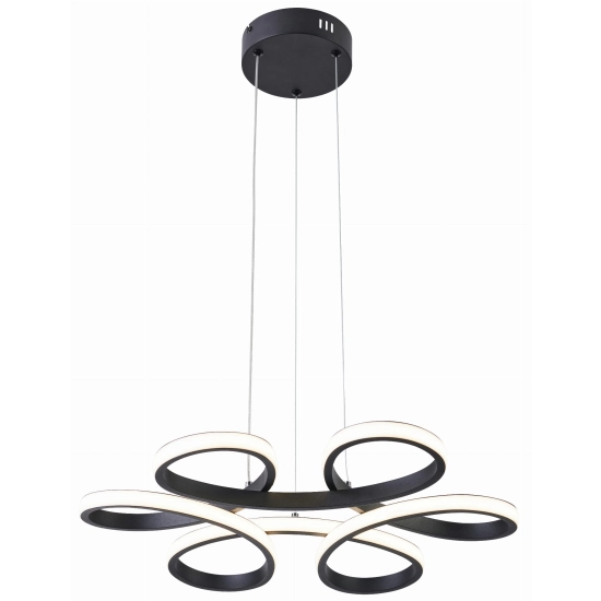 Burton - lampa wisząca LED czarny mat 1x40W 341901-30 REALITY