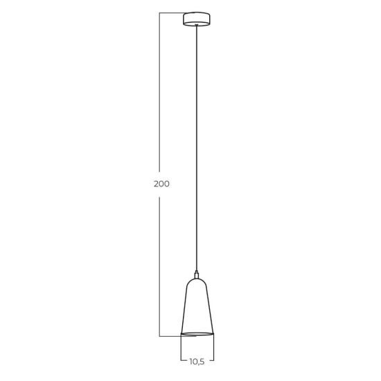 Lampa wisząca CAPRI B AZ5649 AZZARDO