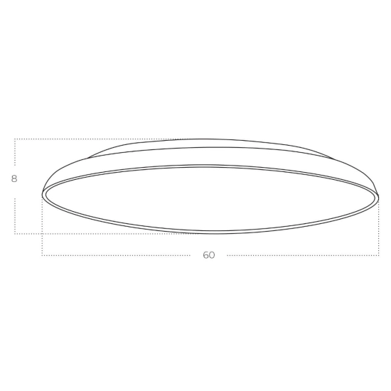 Lampa sufitowa CLARA CCT SWITCH DIMM AZ5806 LED 80W 3000-6000K biały AZZARDO